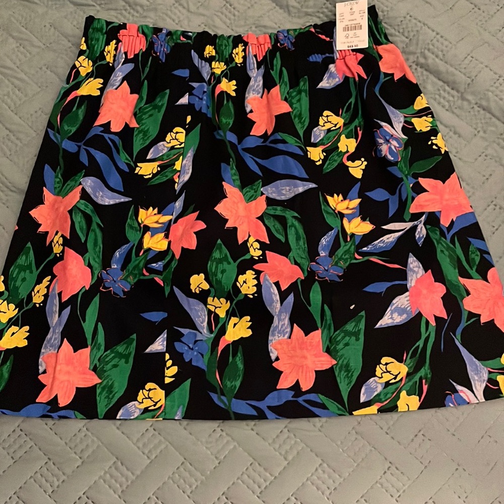 Cute floral JCrew skirt - brand new with tags